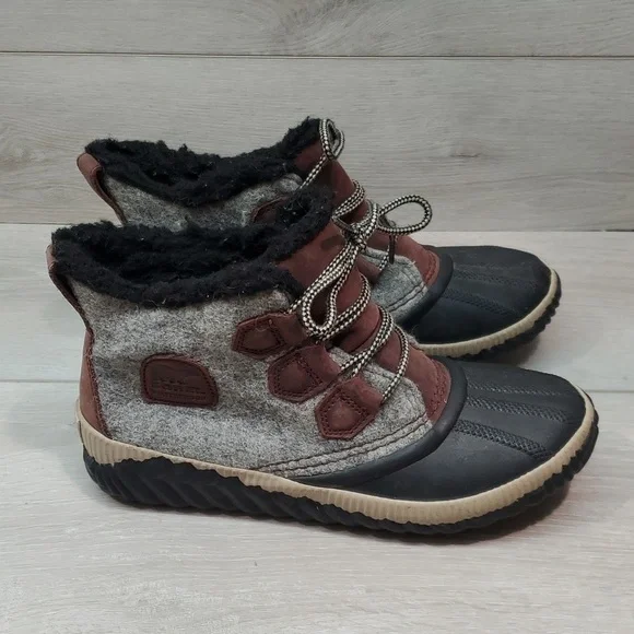 Sorel Women Duck Rubber Waterproof Outdoor boots shoes sz 7.5 - Picture 2 of 12
